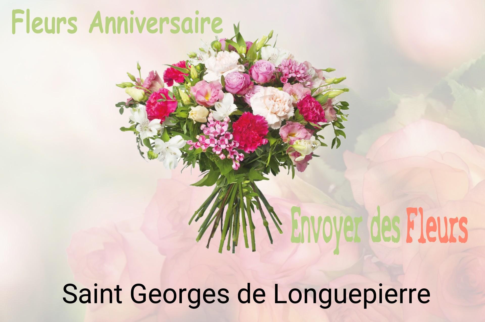 Bouquet de fleurs d’anniversaire livré à Saint-Georges-de-Longuepierre